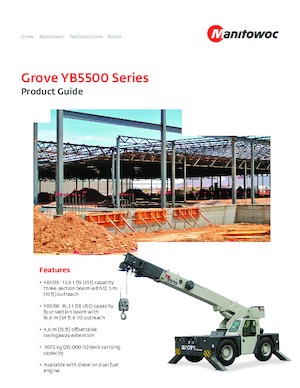 Промислові пересувні крани Grove YB5515