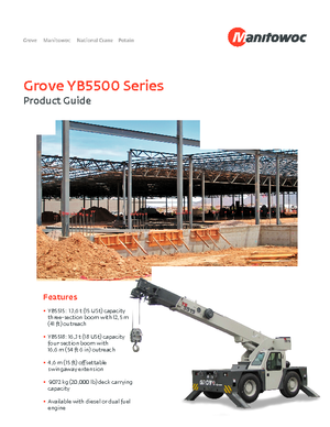 Промислові пересувні крани Grove YB 5518