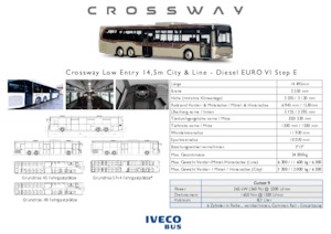 Міжміські автобуси Iveco Crossway LE Line 14,5m 