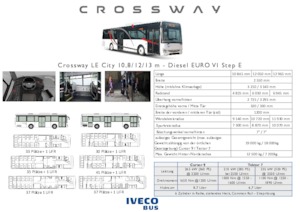 Міжміські автобуси Iveco Crossway LE City 12m 
