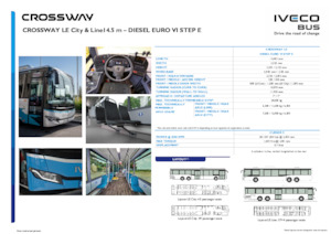 Міжміські автобуси Iveco Crossway LE Line 14,5m