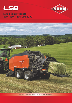 Великі тюкові прес-підбирачі + прес-підбирач з високою щільністю пресування Kuhn LSB 1270