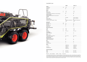 Великі тюкові прес-підбирачі + прес-підбирач з високою щільністю пресування Claas Quadrant 3200 RC