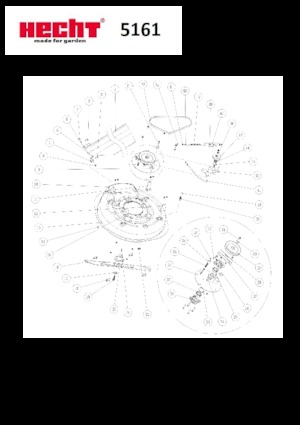 Газонокосарки, газонні та садові трактори Hecht 5161