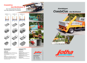 самоскиди з підйомною платформою Jotha CombiCon 3518 DIN