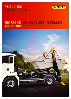 самоскиди з підйомною платформою Palfinger PST 14 TEC