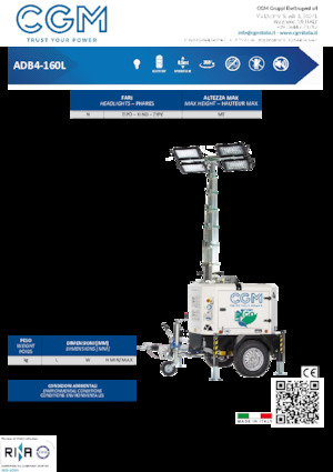 Світлові вежі CGM ADB4-160L