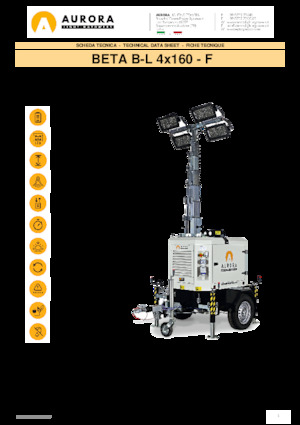 Світлові вежі Aurora Beta B-L 4x160 - F