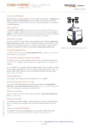 Світлові вежі Generac Mobile Cube Hybrid