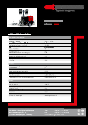 Світлові вежі Endress EFA 820 S4 240 Hybrid