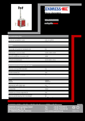 Світлові вежі Endress EFA 840 S4 320