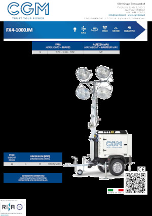 Світлові вежі CGM FX4-1000JM