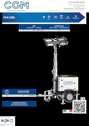 Світлові вежі CGM FX4-320L
