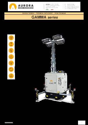 Світлові вежі Aurora Gamma 4x160W