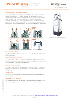 Світлові вежі Generac Mobile HPB 360 Hyper K2