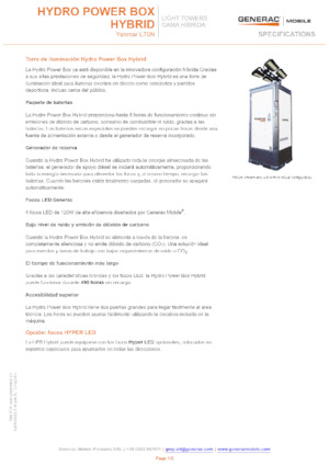 Світлові вежі Generac Mobile Hydro Power Box Hybrid
