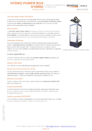 Світлові вежі Generac Mobile Hydro Power Box Hybrid