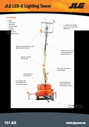 Світлові вежі JLG LED-8