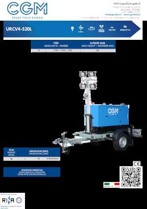 Світлові вежі CGM UR4-320L