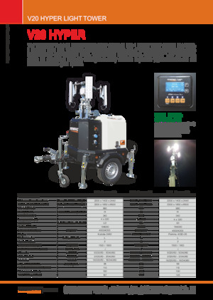 Світлові вежі Generac Mobile V 20 Hyper K2