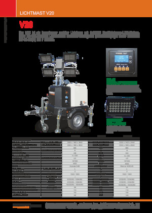 Світлові вежі Generac Mobile V 20 Y2