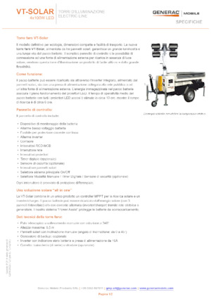 Світлові вежі Generac Mobile VT-Solar