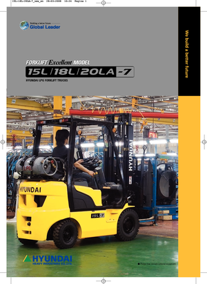 навантажувач з вилковим захватом LPG Hyundai 20 LA 7