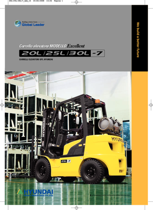 навантажувач з вилковим захватом LPG Hyundai 25 L 7