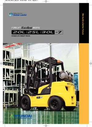 навантажувач з вилковим захватом LPG Hyundai 25 L 7