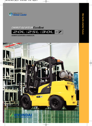 навантажувач з вилковим захватом LPG Hyundai 25 L 7