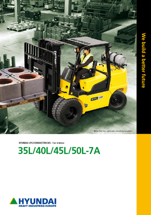 навантажувач з вилковим захватом LPG Hyundai 50L-7A