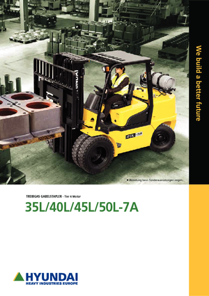 навантажувач з вилковим захватом LPG Hyundai 50L-7A