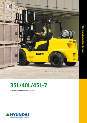 навантажувач з вилковим захватом LPG Hyundai 35 L 7