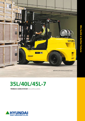 навантажувач з вилковим захватом LPG Hyundai 35 L 7