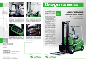 навантажувач з вилковим захватом LPG Cesab Drago 180