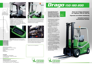 навантажувач з вилковим захватом LPG Cesab Drago 180