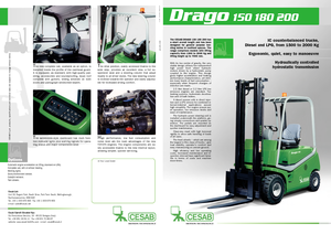 навантажувач з вилковим захватом LPG Cesab Drago 180