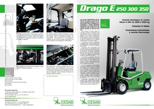 навантажувач з вилковим захватом LPG Cesab Drago 300 E