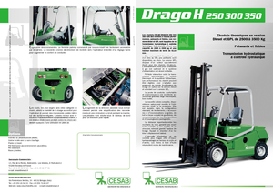 навантажувач з вилковим захватом LPG Cesab Drago 300 H