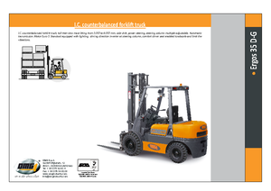 навантажувач з вилковим захватом LPG OMG Ergos 35 G 