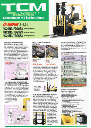 навантажувач з вилковим захватом LPG TCM FG 25 N 3 T