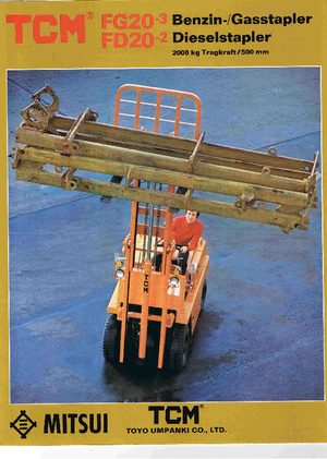 навантажувач з вилковим захватом LPG TCM FG 20 T 6