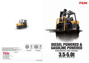 навантажувач з вилковим захватом LPG TCM FG 40 T 9