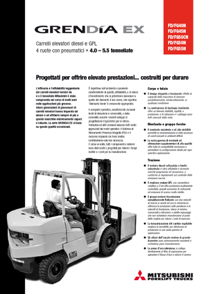 навантажувач з вилковим захватом LPG Mitsubishi FG50CN