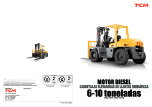 навантажувач з вилковим захватом LPG TCM FG 60-2
