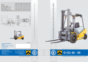 навантажувач з вилковим захватом LPG Desta G 50