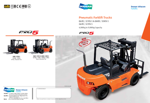 навантажувач з вилковим захватом LPG Doosan G60S-5