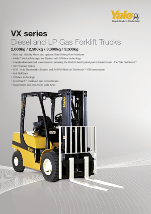 навантажувач з вилковим захватом LPG Yale GLP 25VX Productivity