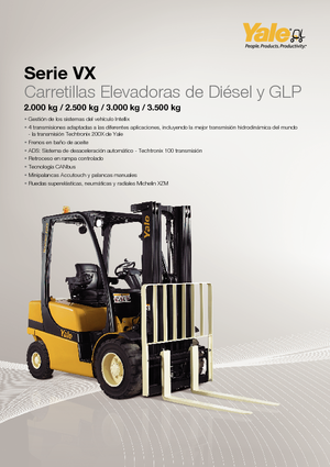 навантажувач з вилковим захватом LPG Yale GLP 25VX Productivity