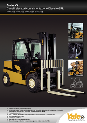 навантажувач з вилковим захватом LPG Yale GLP 50VX Value